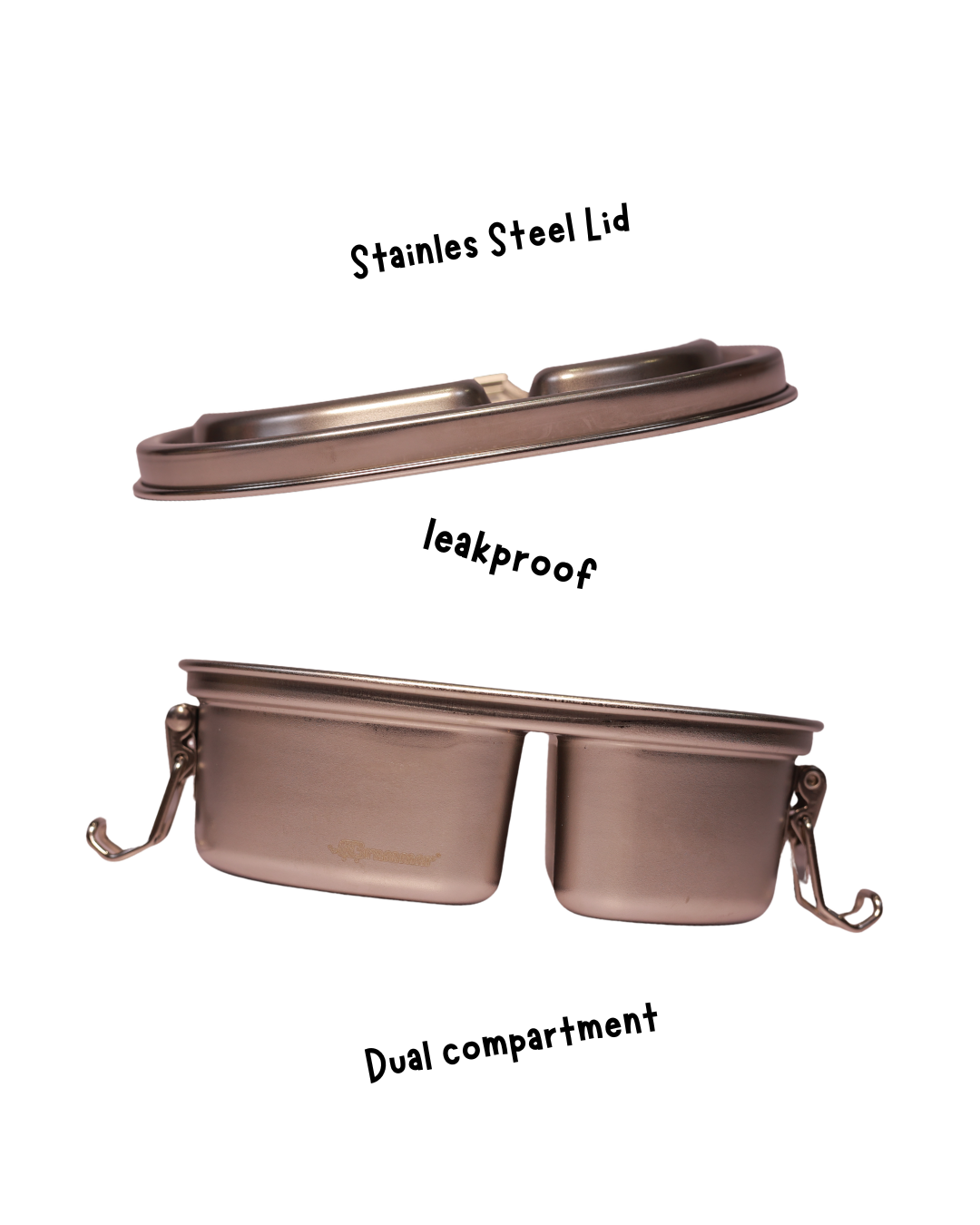 Grammar Nano Oval  lunch box (500 Ml)